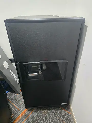 Large Heavy-Duty Office Safe with Fingerprint & Key Lock – Used