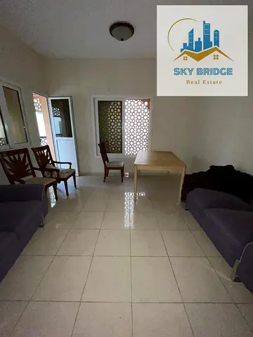 1bhk with balcony near corniche with close hall central ac and gass outside kacha parking family building near masjid