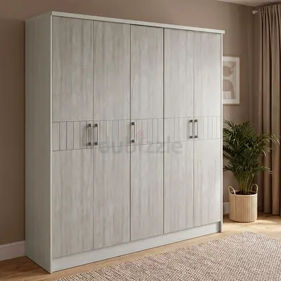New Movo Liverpool 5-Door Wardrobe