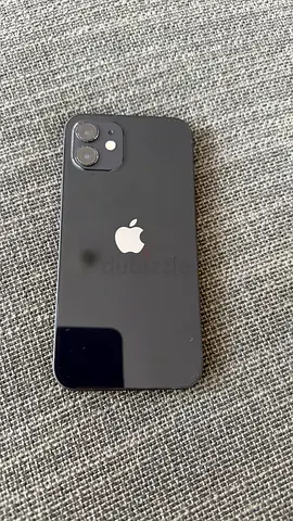 iPhone 12 (Black) - Good Condition, 83% battery, minor dent (bottom right)