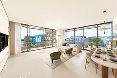 Corner 2BR | Partial Sea-Museum View | Study Area