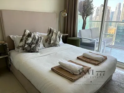 Furnished 1BR | Vera Residences | Burj Khalifa & City View