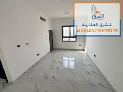 One-bedroom apartment with a living room in Al Jurf 3; first-time occupancy (brand new). Located nea