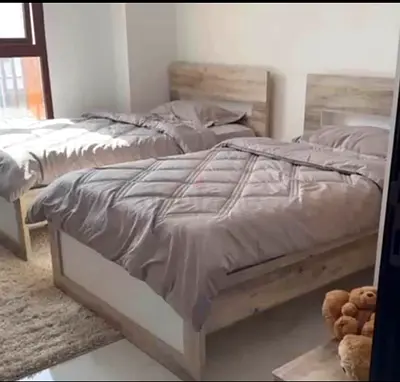 2 single beds with mattress (120x200)