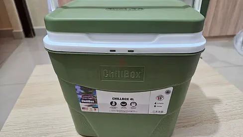 ChillBox 4L Portable Cooler Box - Olive Green