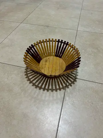 Handmade Wooden Fruit/Decorative Basket