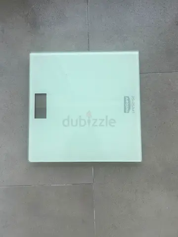 Glass Digital Bathroom Scale - Clear, Slim Design