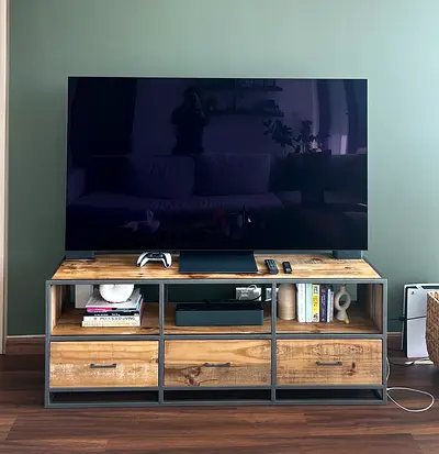 Tv stand with 3 drawers