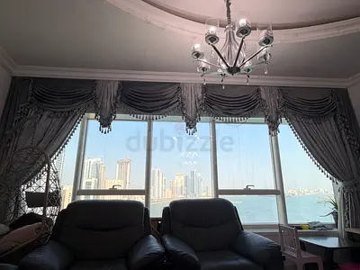 Classic layered curtain set with valances — ready to install