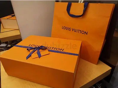 Louis Vuitton gift box and shopping bag (authentic packaging)