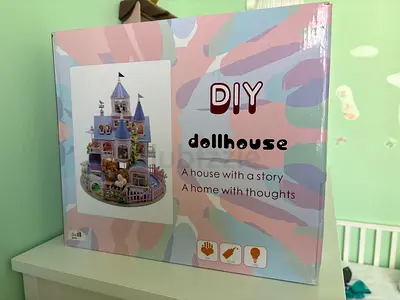 Wooden Dollhouse Furniture Set - Unopened Box