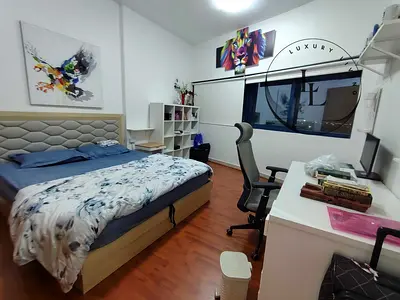 Lavish Furnished room is available in 3k with all bills gym free