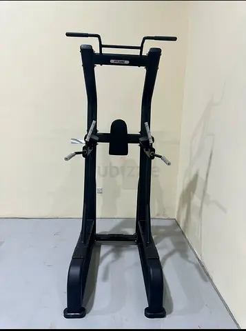 Used dip/chin assist machine - compact commercial-grade power tower