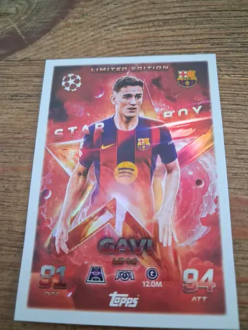 Limited Edition Topps FC Barcelona Star Card - Gerard Piqué (Collectible)