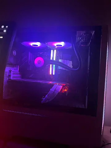 Custom Gaming Desktop PC with RGB Cooling and Liquid Cooler