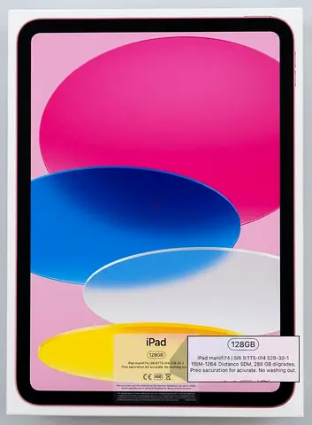 Apple iPad (A16) 128GB Wi-Fi - Pink (Brand New / Sealed)جديد بعلبته