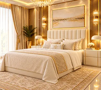 Elegant Neutral queen Bed with Headboard storage bed and queen size bed frame