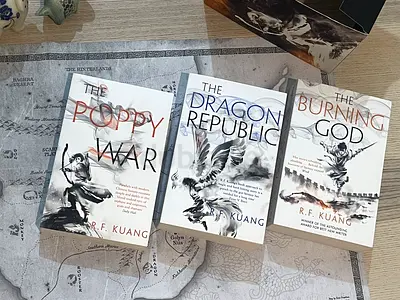 3 Books Collection Set By R.F. Kuang (The Poppy War, The Dragon Republic, The Burning $%&)