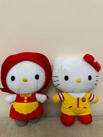 Vintage McDonald's Hello Kitty Plush Toys (Collectible Set of 2)