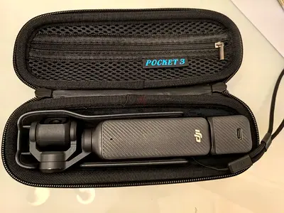 DJI Pocket 3 handheld gimbal camera with case - excellent condition