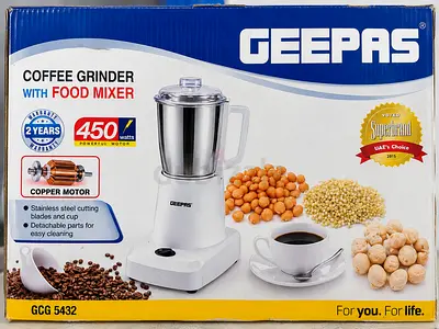 Geepas GCG5432 450W Dry Grinder with Food Mixer