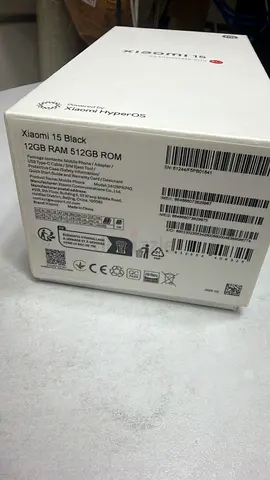 Xiomi 15 black 16 ram 512gb