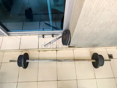 Decathlon Domyos Barbell and Dumbbell set 50kg