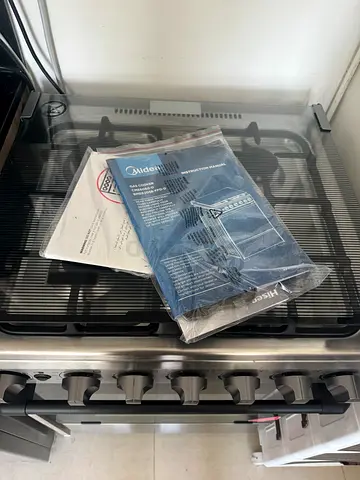 Midea 60x60cm 4 Burner Gas Cooker and Oven