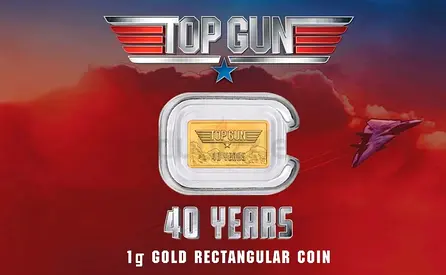 2026 Top Gun 40th Anniversary 1g 24K Pure Gold Coin – Perth Mint – Limited Edition