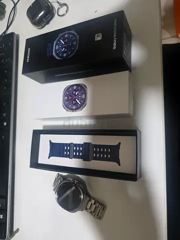 Samsung Galaxy Watch Ultra Classic with extra strap and original box