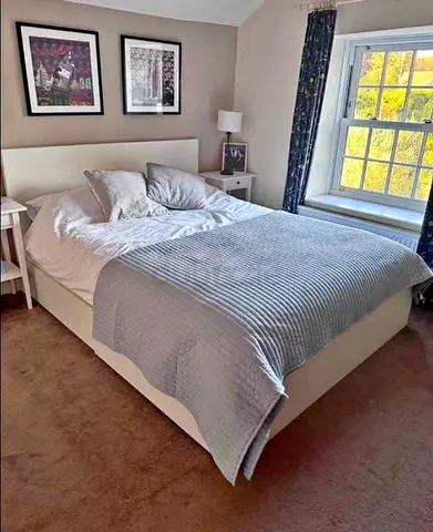 Ikea Queen Size Bed with Mattress Available in Perfect Condition