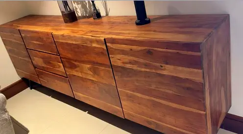 Selling high quality marina home console tables pure wooden