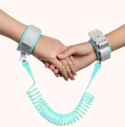 Child Safety Wrist Link Leash — Anti-Lost Coiled Strap for Toddlers