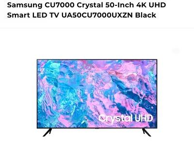 50 inch LED Samsung Smart TV in Excellent working condition
