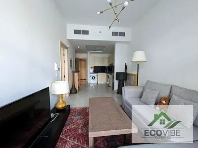 Furnished 1BR Apartment | Pool View | Binghatti Mirage JVC