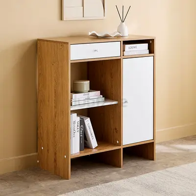 New Bruno Alford 1-Door Multipurpose Cabinet with 1 Drawer