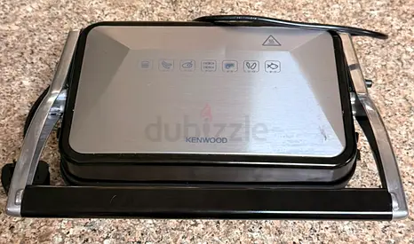 Kenwood Stainless Steel Contact Grill / Panini Press - Good Condition