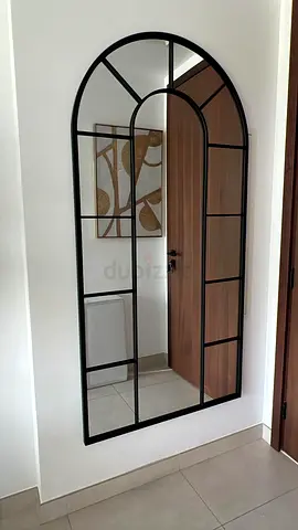 full length mirror window design aluminum frame good quality brand new size : 90*180 cm