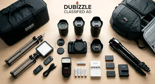 DSLR camera with full kit