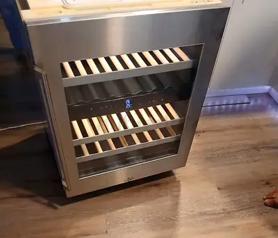 Gaggenau built-in wine fridge dual zones