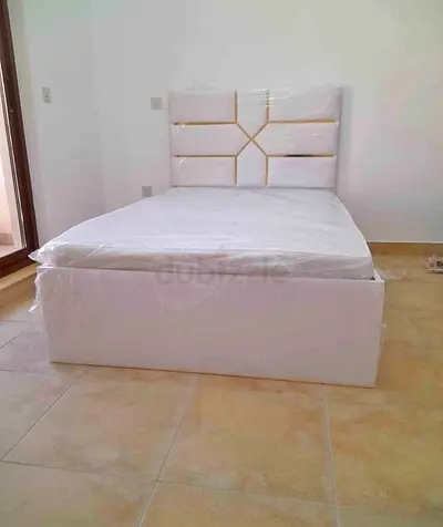 New Double Bed With Mattress Size 120*190Cm