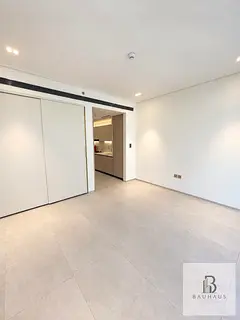 Modern Studio | Binghatti Ghost | Pool & Skyline View | Unfurnished Unit