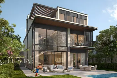 LARGE CORNER VILLA | G+2 VILLA | MIRRORED