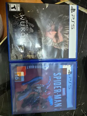 PS5 Games: Spider-Man 2 and Black Myth: Wukong (Used)