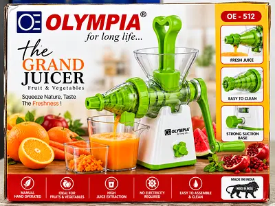 Olympia OE-512 Manual Fruit & Vegetable Juicer