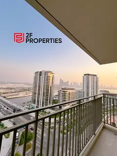 Vacant 2BR + Hall | Creek & Skyline Views | Large Balcony