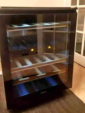 Miele built-in wine fridge dual zones