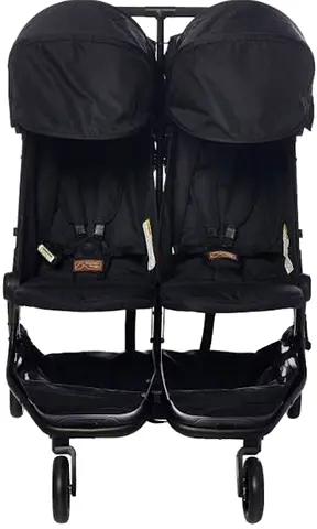 Mountain Buggy Nano Duo Brand Twin Stroller Cabin Approved USA Made Almost New!!