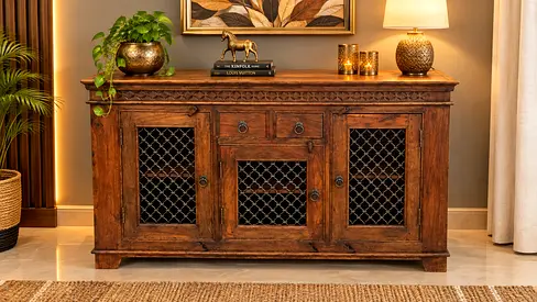 Marina Home Solid Wood Sideboard