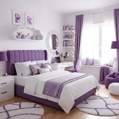 Brand New purple color 160*200 queen size bed.